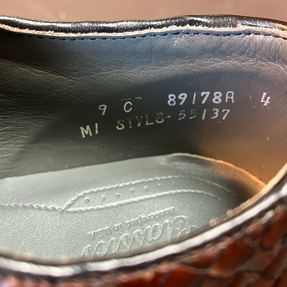 Foot joy classic sat Oxford woven leather golf shoes men’s 9C, 55137 - Picture 8 of 8